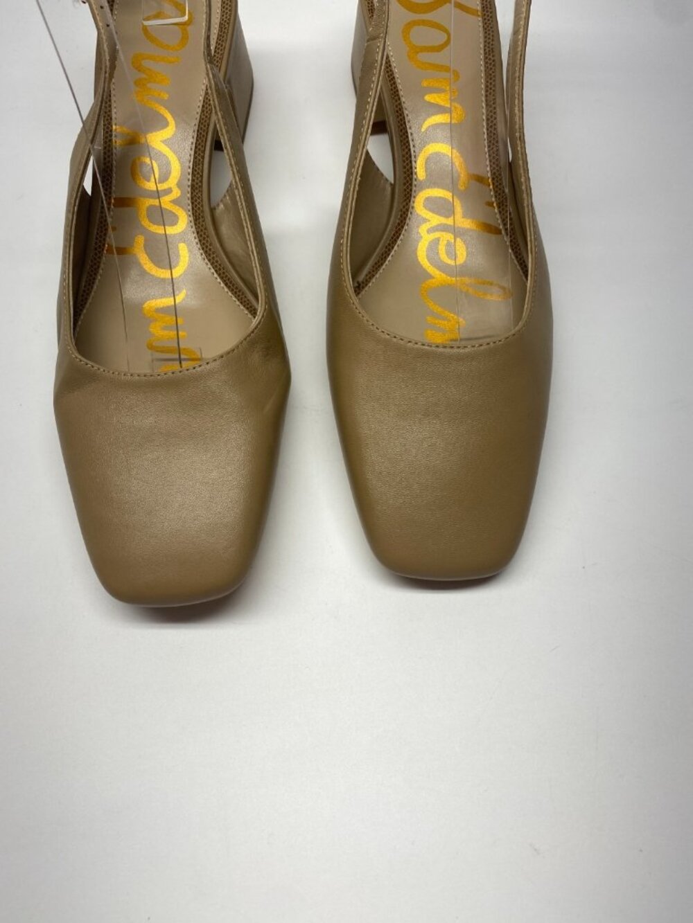 Sam Edelman Womens Terra Soft Beige Leather Slingback Pump Sz 11 - Picture 4 of 10
